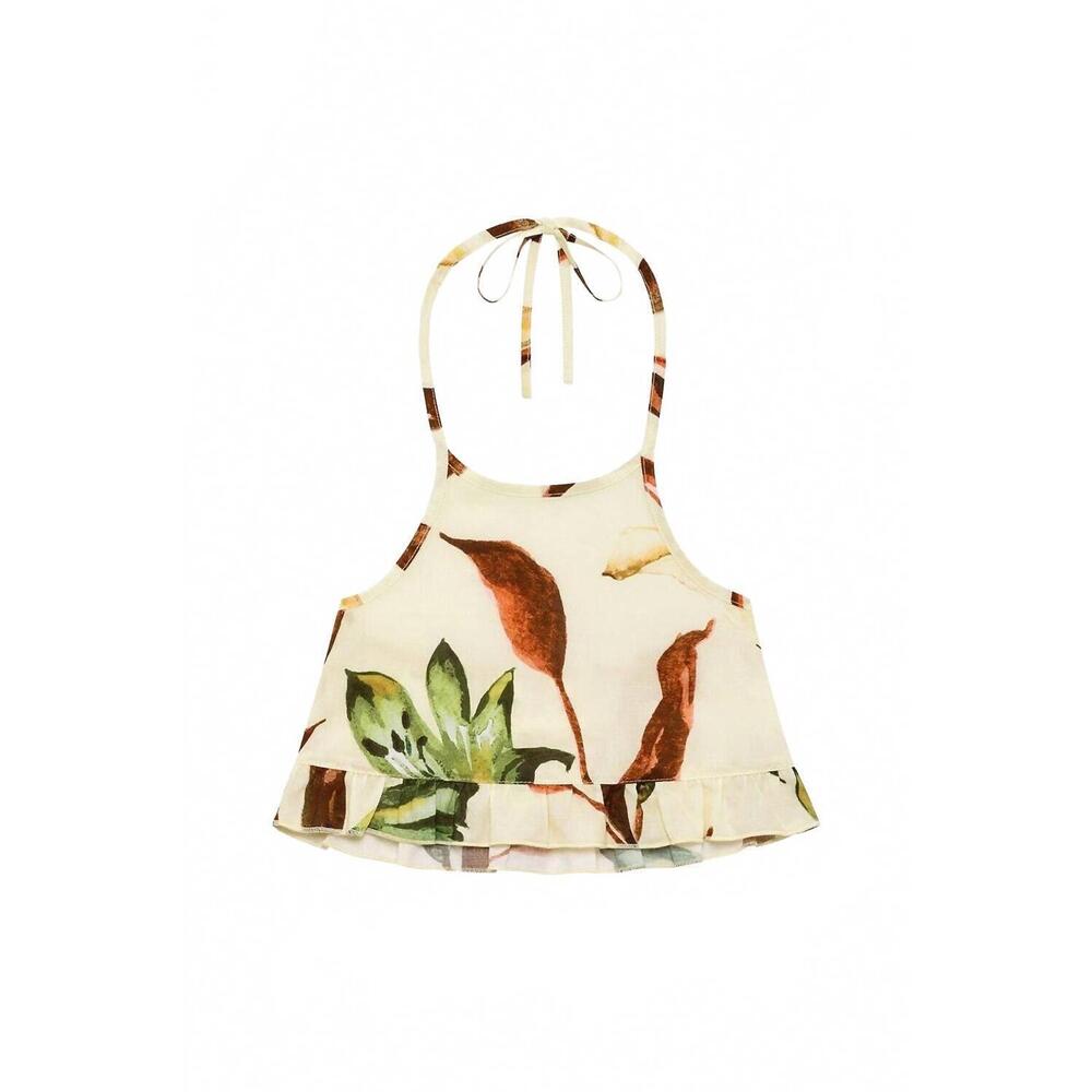 NEW MONTCE girl's mini brooklyn top in rooted floral